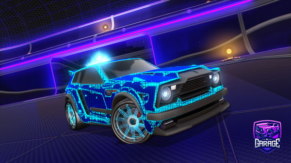 A Rocket League car design from TopBinner