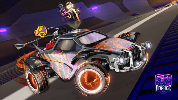 A Rocket League car design from NavidGamer087