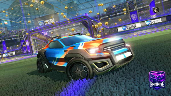 A Rocket League car design from DiamondHands