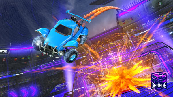 A Rocket League car design from Kylysachou