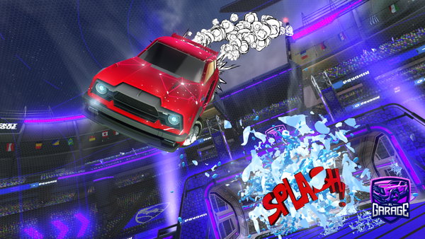 A Rocket League car design from Kurux
