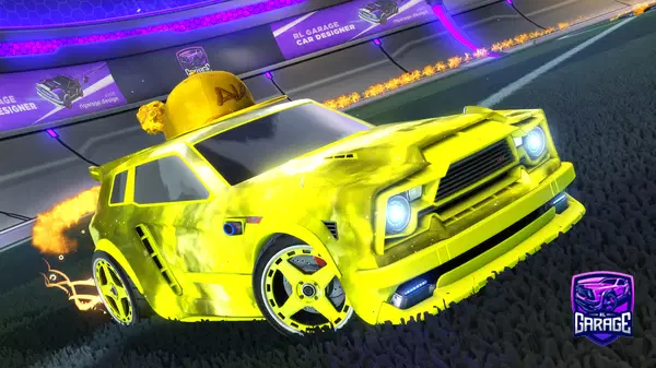 A Rocket League car design from Red_Devil2413