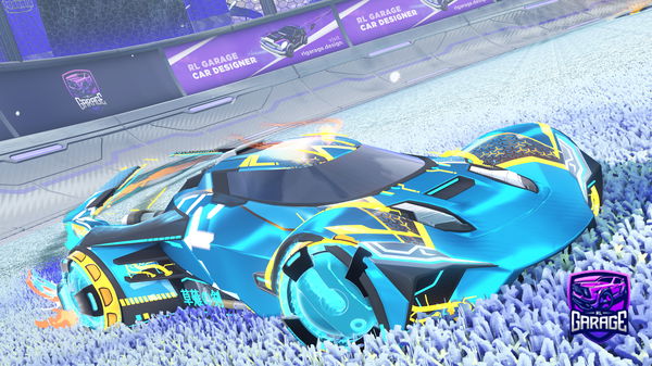 A Rocket League car design from GalaxyPhysix