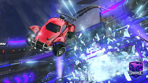 A Rocket League car design from JxstPet3r