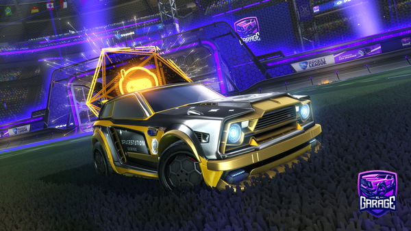 A Rocket League car design from AstroMars