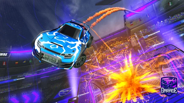 A Rocket League car design from bombergerrero