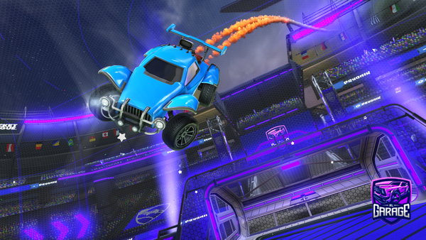 A Rocket League car design from Rustydog9978