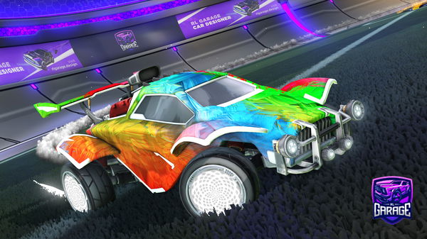 A Rocket League car design from xvuia