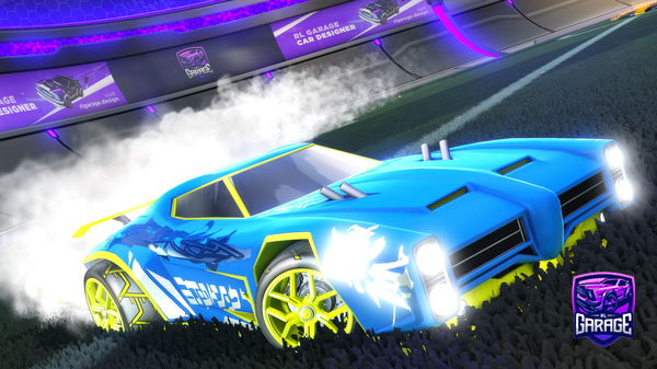 A Rocket League car design from raaloor160