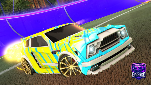 A Rocket League car design from Faloofle