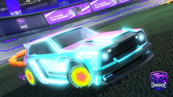 A Rocket League car design from H4-NeXTe-4