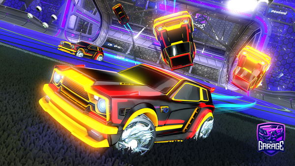 A Rocket League car design from d3m0ng0d1403