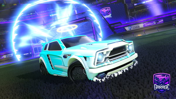 A Rocket League car design from moon12