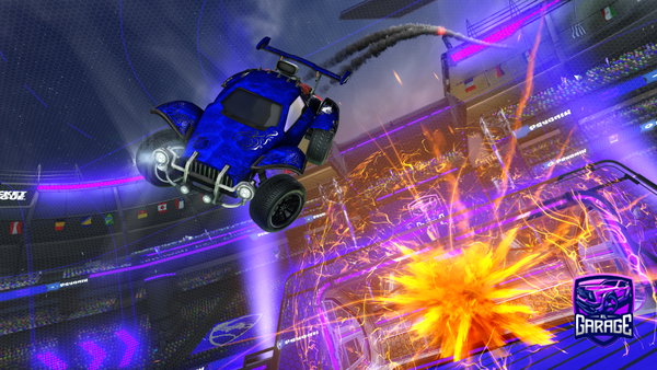 A Rocket League car design from happiest