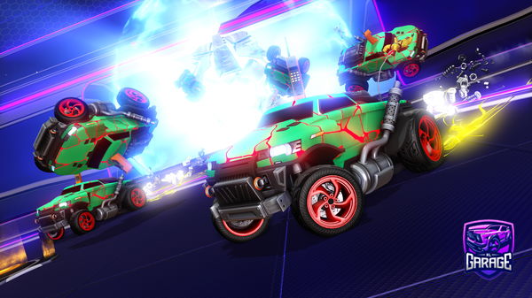 A Rocket League car design from MyPersonalDumpster