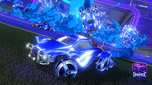 A Rocket League car design from f-15basil