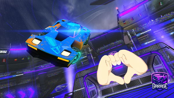 A Rocket League car design from MaxiT-axi0