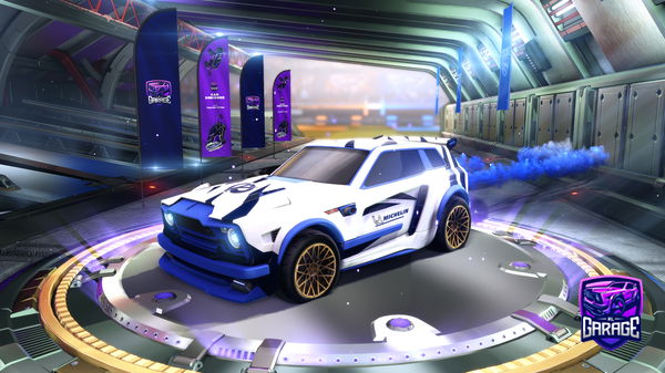 A Rocket League car design from qbayli_w_25