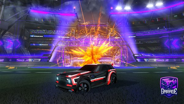 A Rocket League car design from CHA1NLY