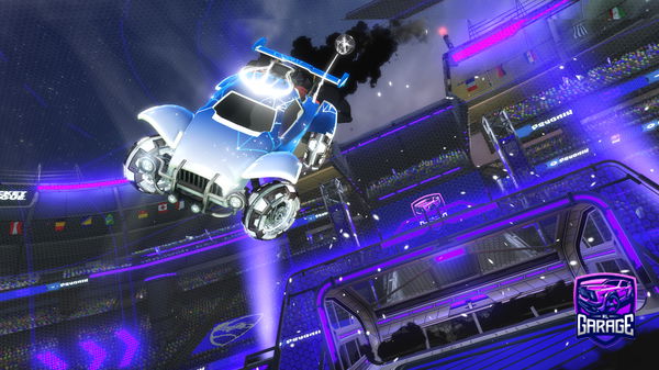 A Rocket League car design from Japebbli