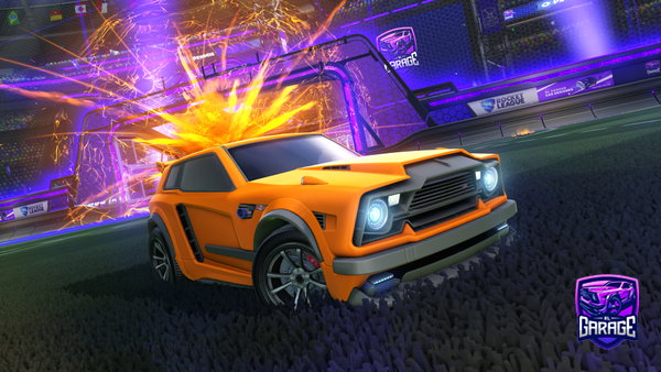 A Rocket League car design from MaikyRomain