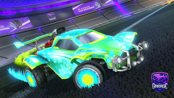 A Rocket League car design from vxairz