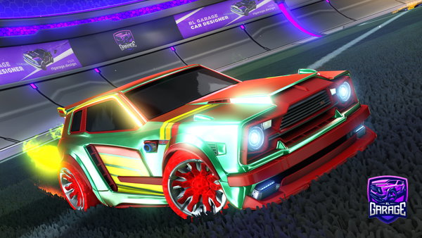 A Rocket League car design from Shodgunna
