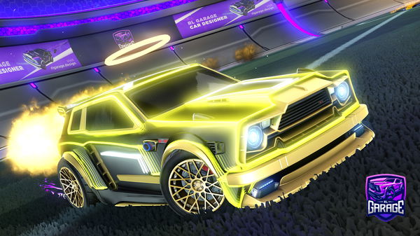 A Rocket League car design from Warlord_M_C
