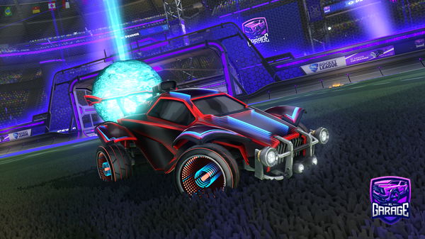 A Rocket League car design from Cosplash