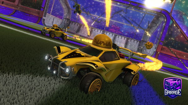 A Rocket League car design from VozifyGaming