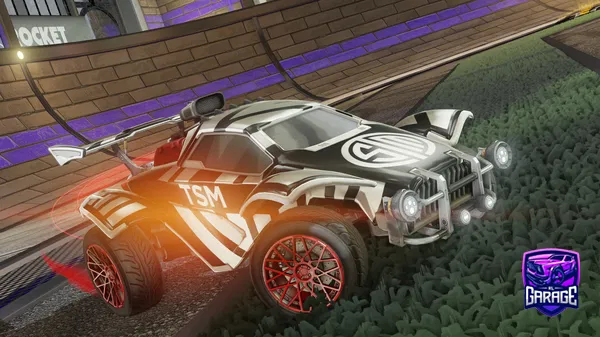 A Rocket League car design from Mitoka_on60FPS