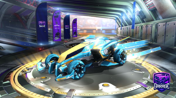 A Rocket League car design from GoldenRule