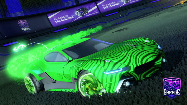 A Rocket League car design from MOTOLUVA