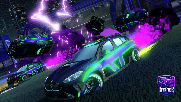 A Rocket League car design from PurpleVenom2123