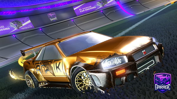 A Rocket League car design from YtTimberedElf132