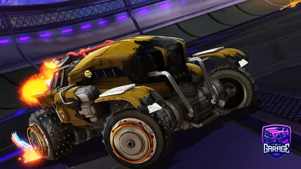 A Rocket League car design from The_Black_Night