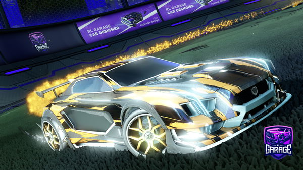 A Rocket League car design from zcrewd