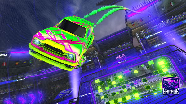 A Rocket League car design from PotatoFace15