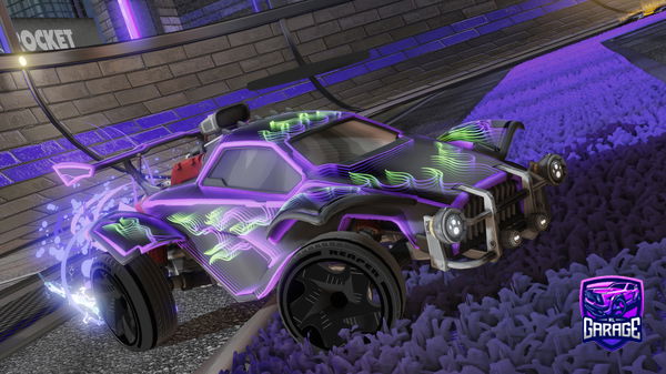 A Rocket League car design from fudmeow