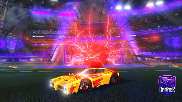 A Rocket League car design from Slippy-gold