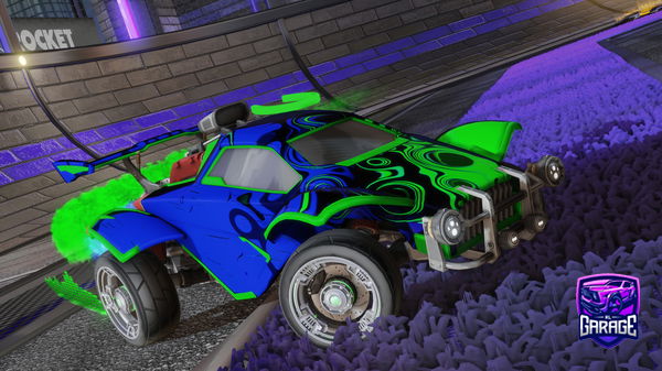 A Rocket League car design from Maxikaxi6194