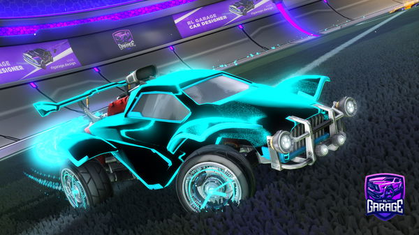 A Rocket League car design from XxDudov123xX