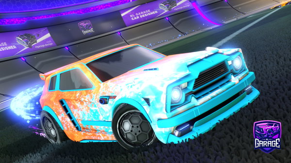 A Rocket League car design from ZeeGee