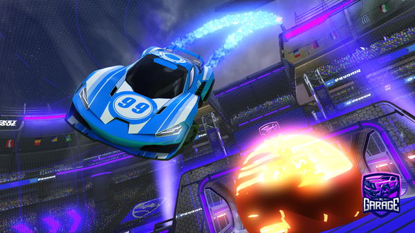 A Rocket League car design from Dogeboi786