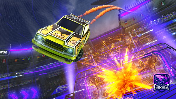 A Rocket League car design from ABreeziPig