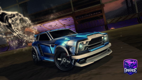 A Rocket League car design from Silent-Veteran