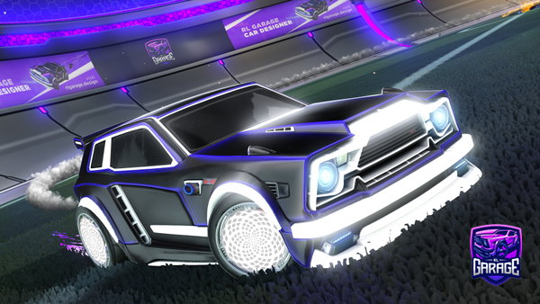 A Rocket League car design from samurokan