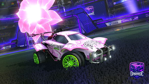 A Rocket League car design from Vey_RL