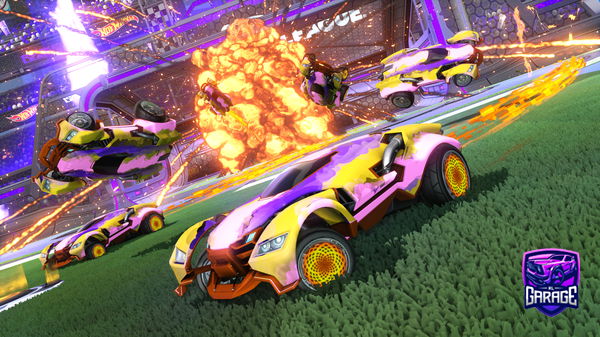 A Rocket League car design from Funkraven