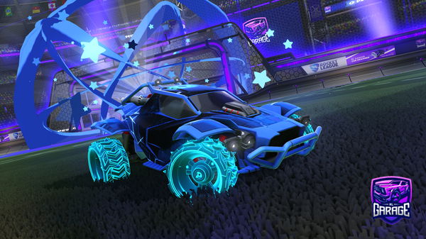 A Rocket League car design from nemezizsoc